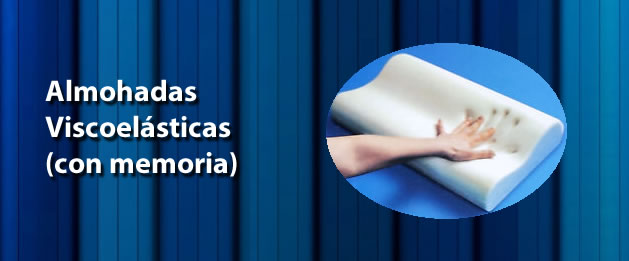 Almohadas viscoelasticas con memoria. Promo Ortopedia Mataderos. Capital Federal. CABA.